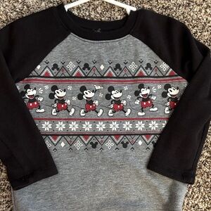 Disney Mickey Mouse Kids Sweatshirt - Black and Gray